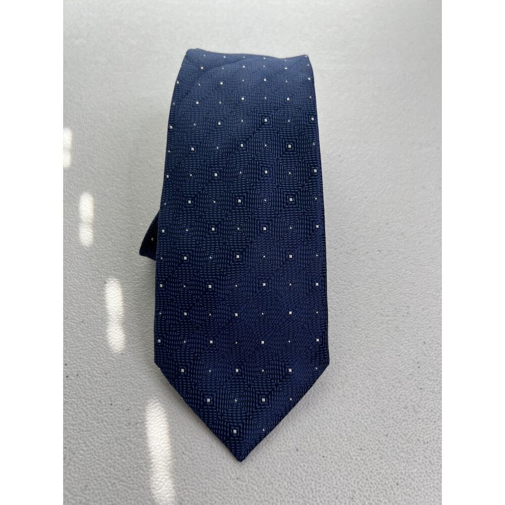 Michael by Michael Kors Blue Geometric 100% Silk Tie NWOT